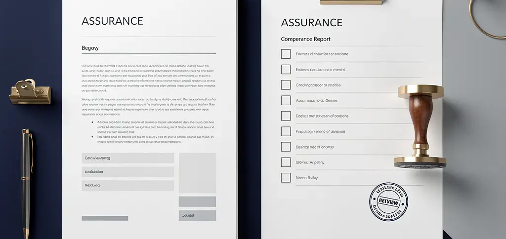 Hoe rapporteert een auditor over een hercontrole in het ENSIA assurancerapport?
