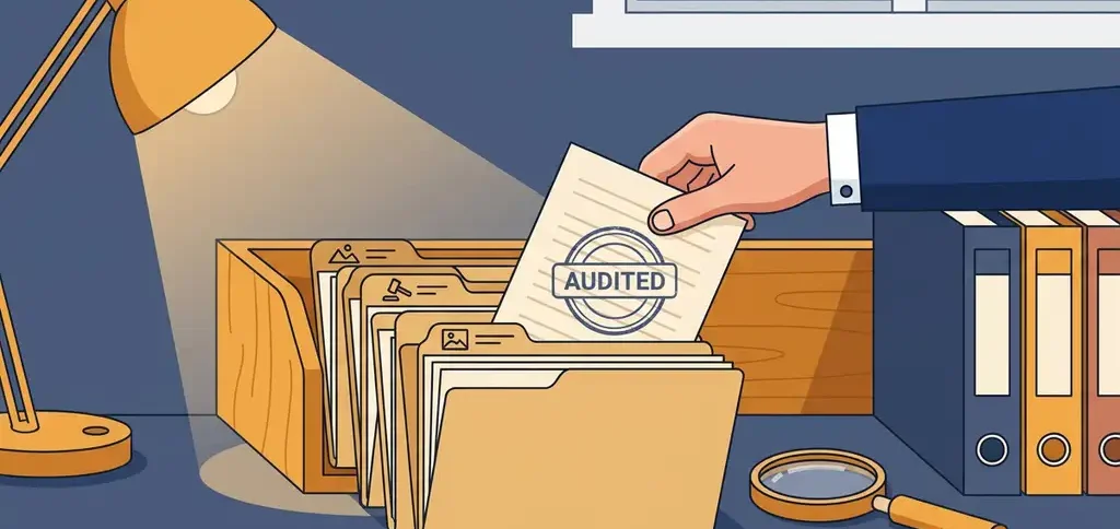 Hoe beoordeelt een ENSIA-auditor het aangeleverde bewijs?
